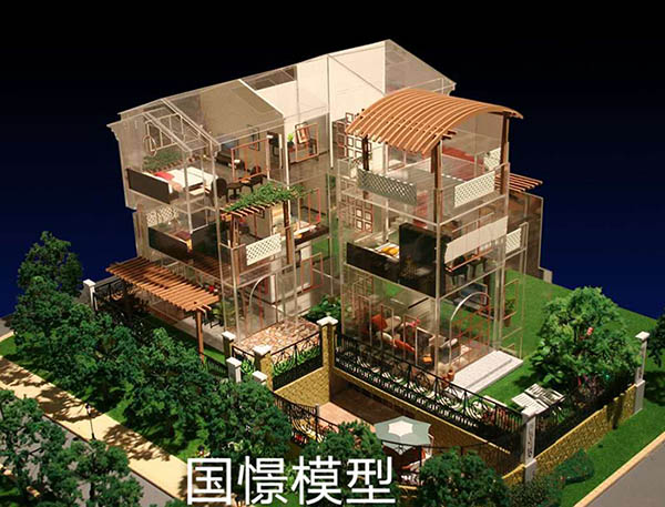 抚顺县建筑模型