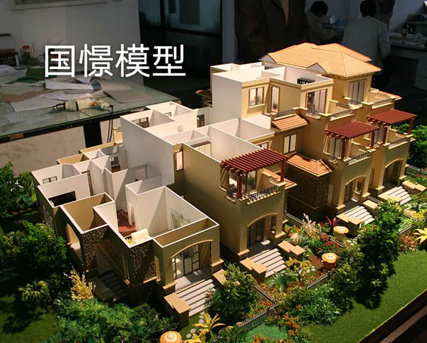抚顺县建筑模型