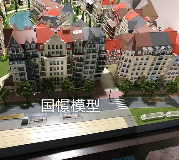 抚顺县建筑模型