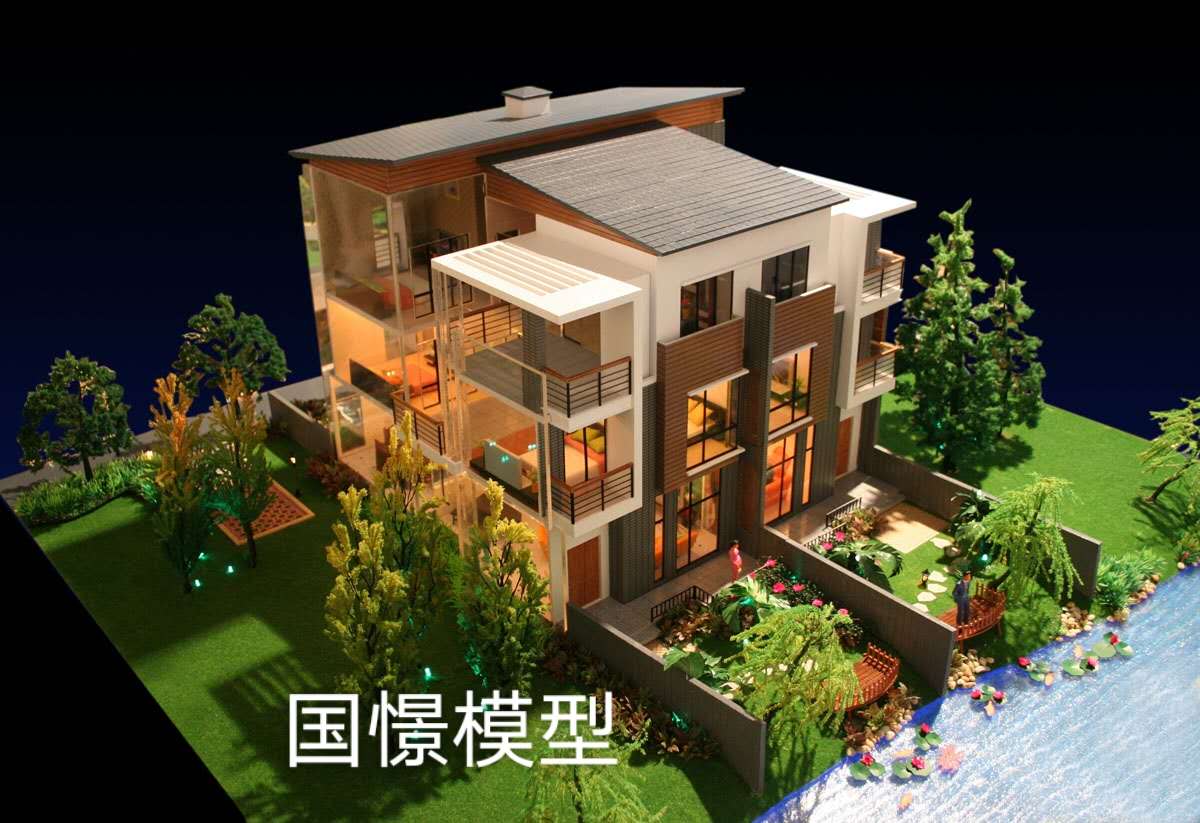 抚顺县建筑模型